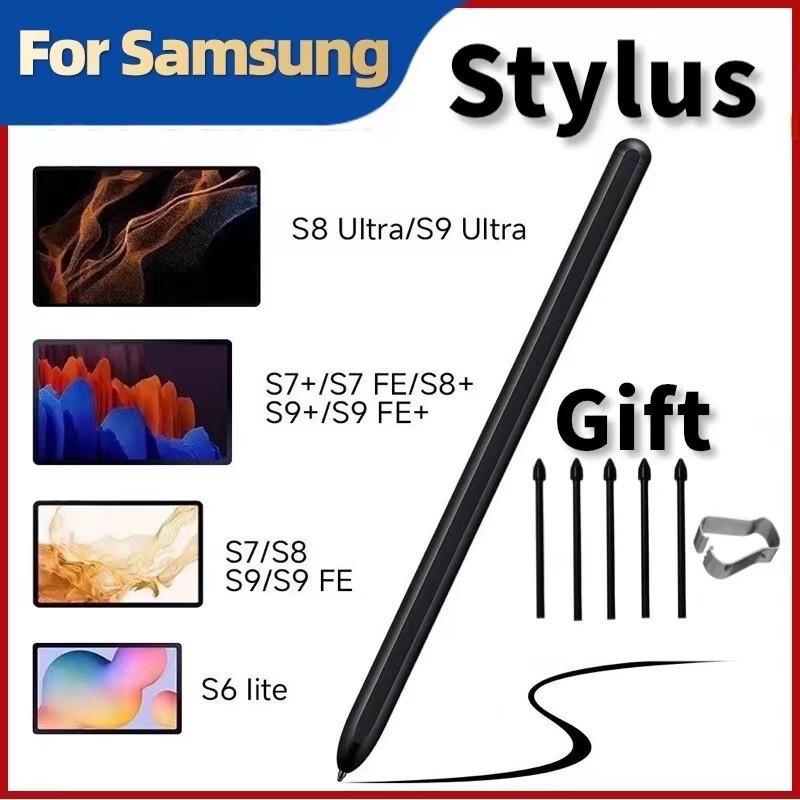 For Samsung S Pen for Samsung Galaxy Tablet S8 S7 FE S6 Lite S7+ S8+ S9 S9FE Tablet Pen Stylus  Tou 