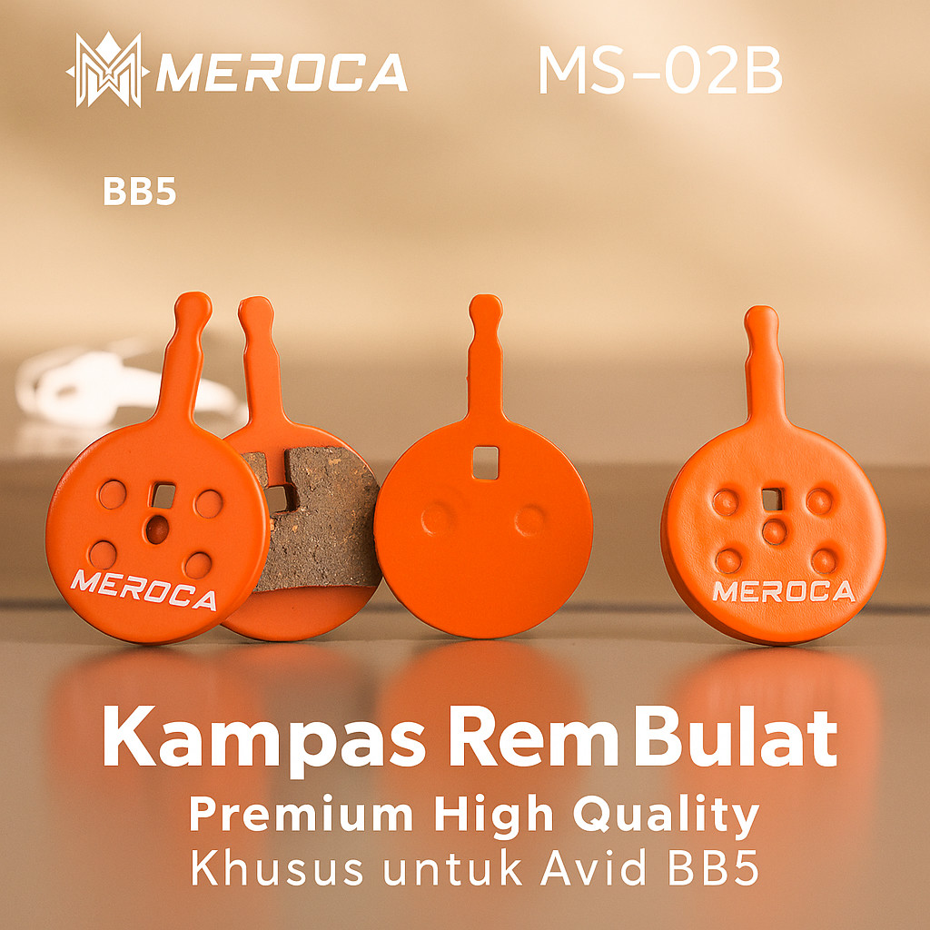Brakepad Meroca kampas rem avid BB5 bulat sepeda mtb