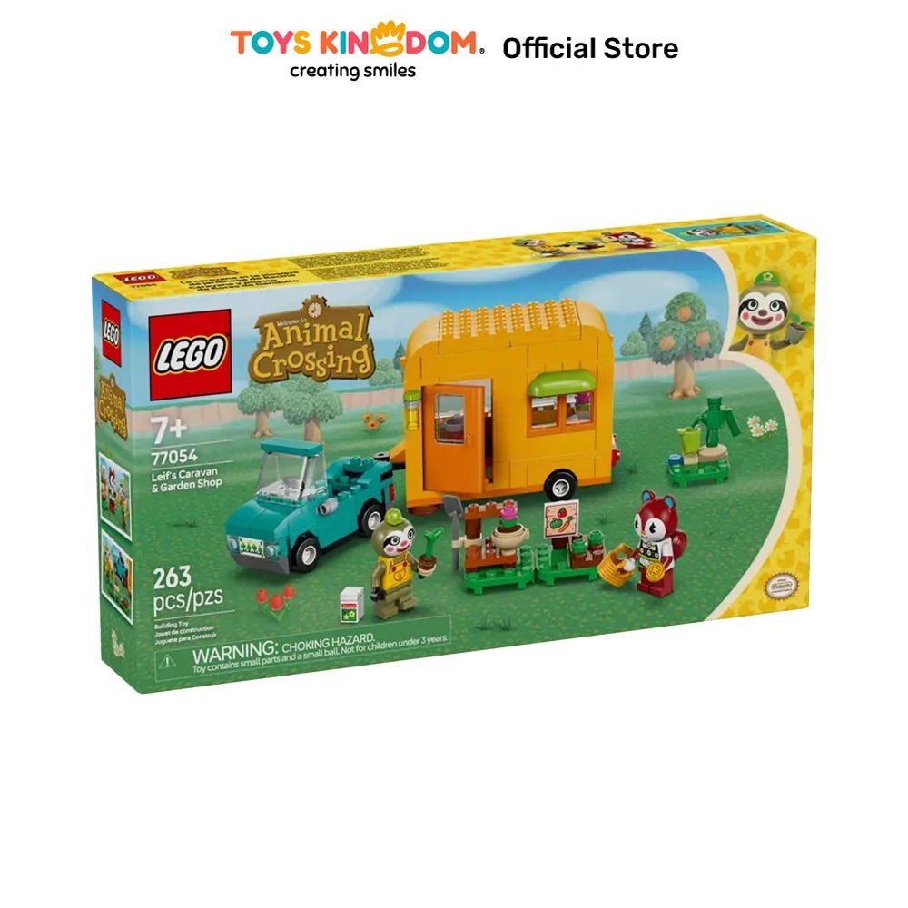 Toys Kingdom Lego Animal Crossing Leifs Caravan & Garden Shop Set 263 Pcs 77054 - Mix kids toy toys 