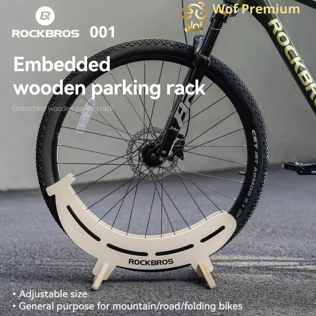 ROCKBROS 001 Rak Parkir Standar Paddock Sepeda Gunung Balap Rak Pajangan Bicycle MTB Road Bike Parki