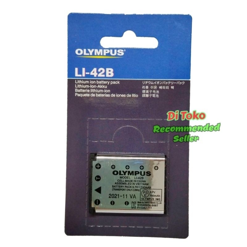 Telecomp1 RC - Baterai Kamera For Olympus Li-40b 42b 250 280 290 300 320 340 350 360 3000 3010 4000 