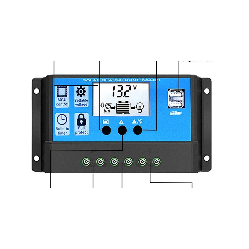 6000W Inverter Solar kits 30A Controller 5V Solar Panel Smart Phone Car Charge Camping Home Solar Po