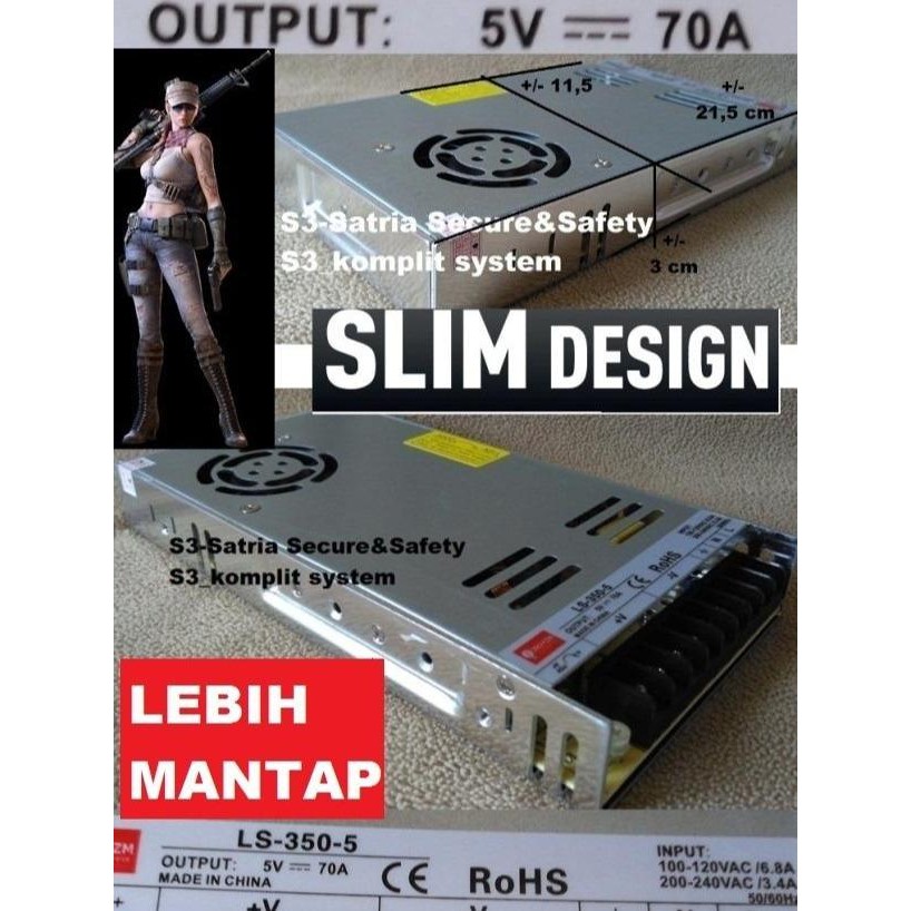 Power supply 5V 70A switching