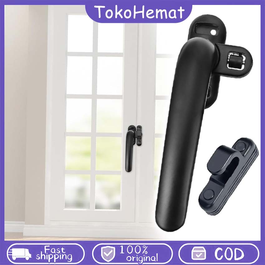 Aksesoris Jendela Handle Kunci Rambuncis Aluminium untuk Jendela Geser