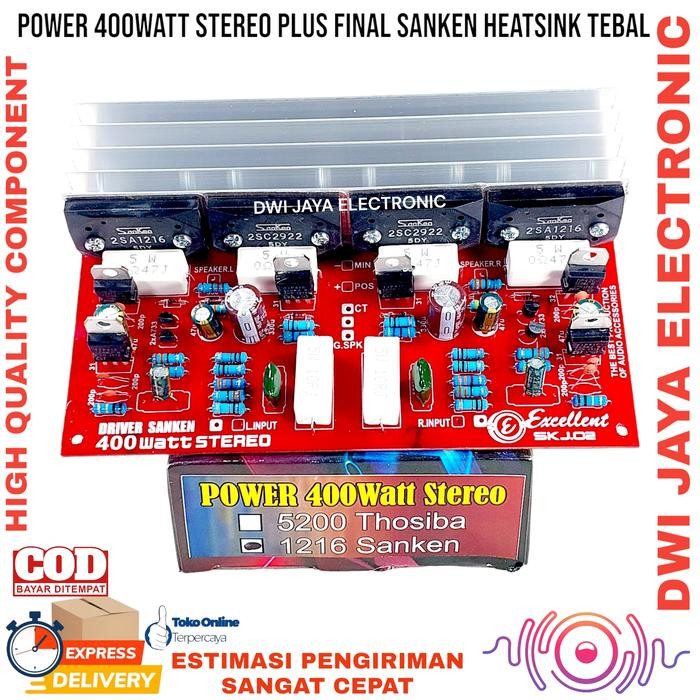 POWER 400WATT SETEREO PAKAI SANKEN 5DY CVJA