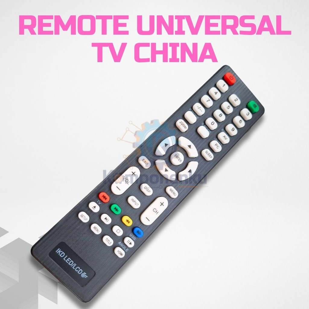 Remote Universal TV China – Cocok IKEDO AOYAMA FAWS JUCC NICO