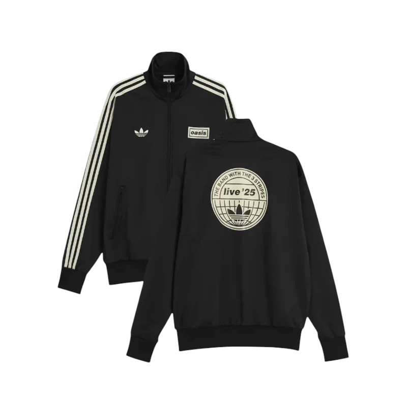 Jaket Jacket Adidas x Oasis Live 2025 Tour Firebird Track Top Black (100% original)