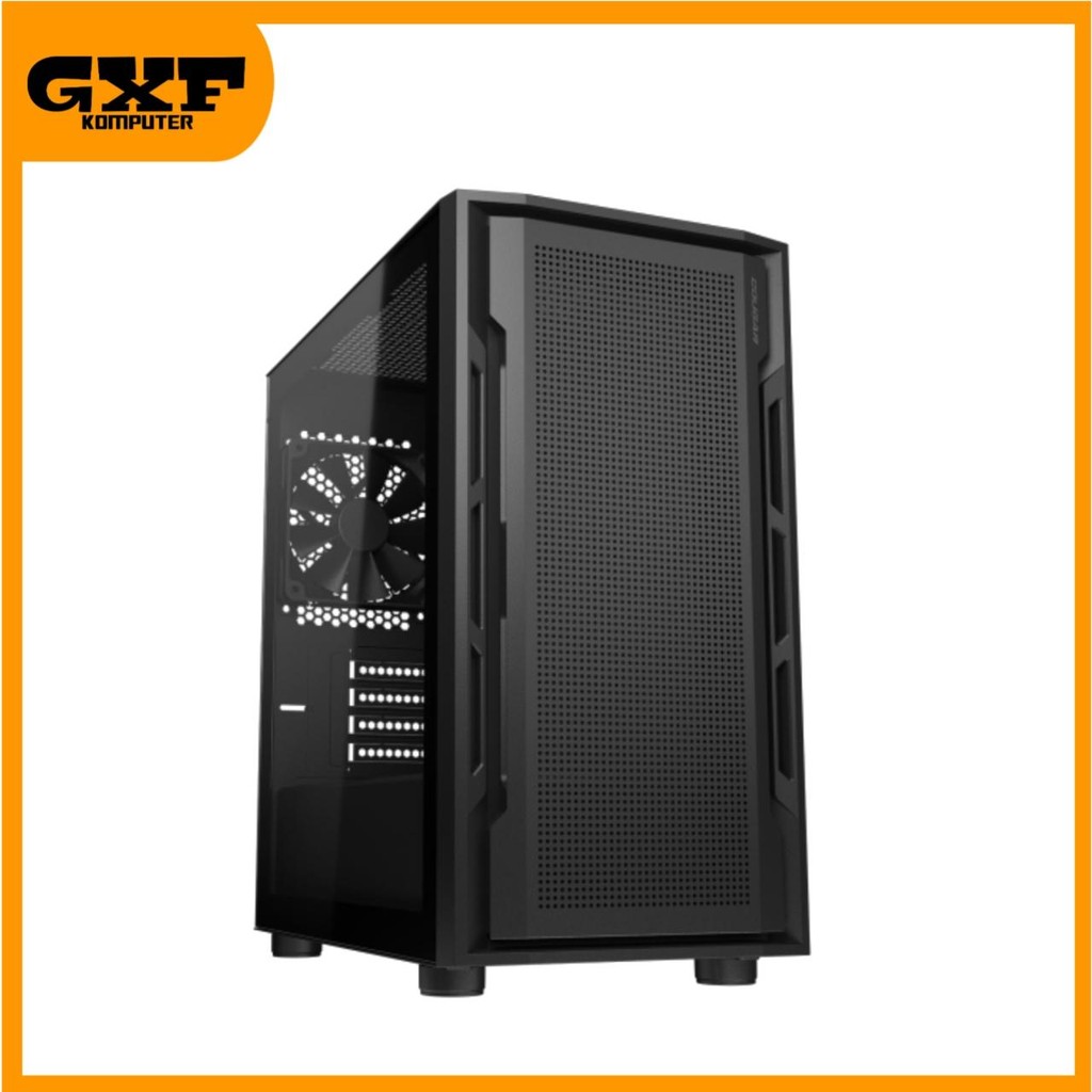 Casing Cougar Uniface Black - Mini Tower - Include 1 Fan