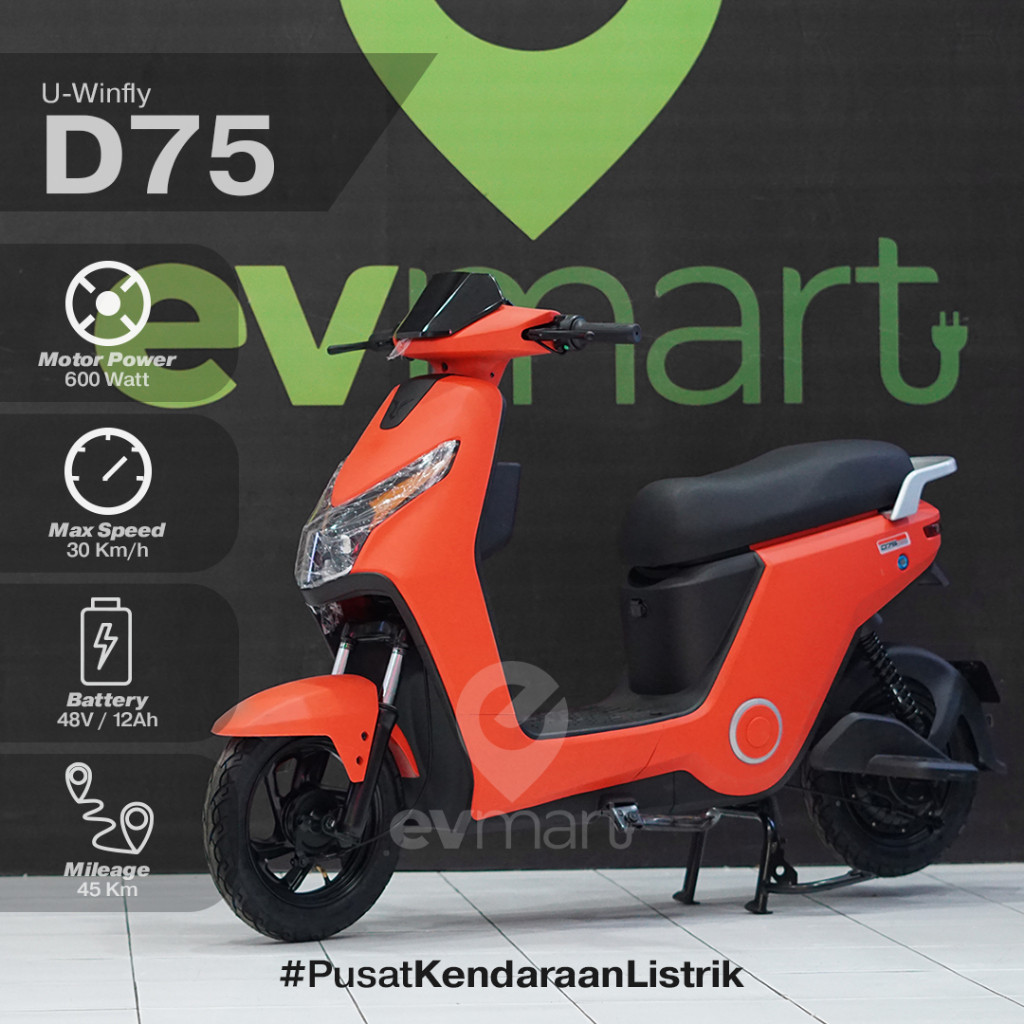 SEPEDA LISTRIK U-WINFLY D65 / U-WINFLY D75 / EVOLITE SMASH / GODA GD 140 L / GODA GD 155 AURORA / GO