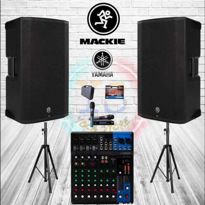 Paket Sound Profesional Outdoor MACKIE 15 Inch Cocok Buat Cafe Outdoor