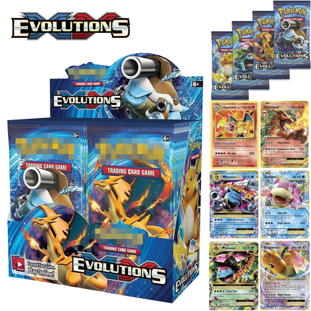 RAIDSHOP Pokemon card booster pack kartu pokemon 1 box 360pcs Pokemon Card Original pack pokemon car