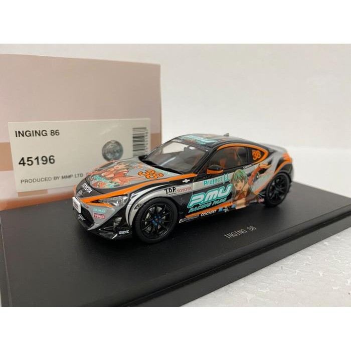 1/43 EBBRO TOYOTA 86 INGING Diecast