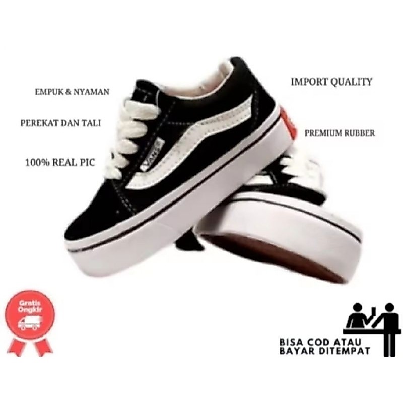 promo sepatu Vans08 sepatu sekolah sepatu anak-anak TK SD terbaru