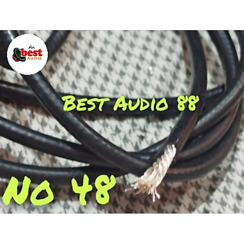 Kabel sungut benang speaker silver nilon no 48