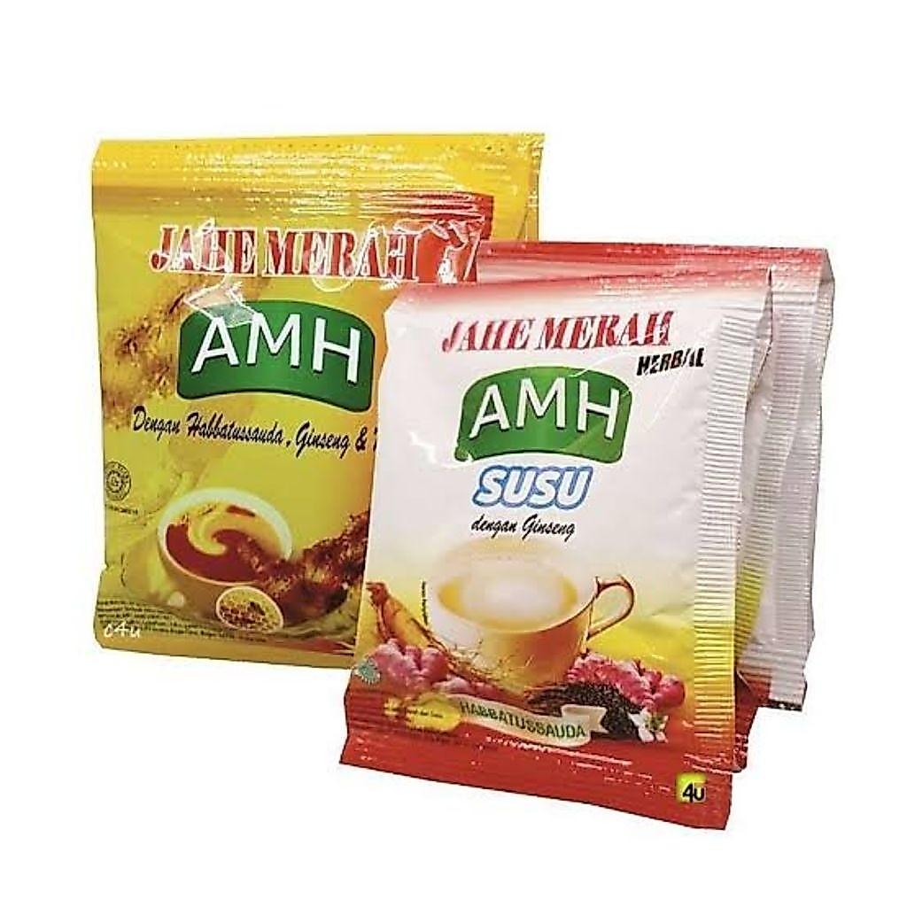 Minuman jahe ((5 SACHET)) AMH jahe merah / Susu 5 sachet