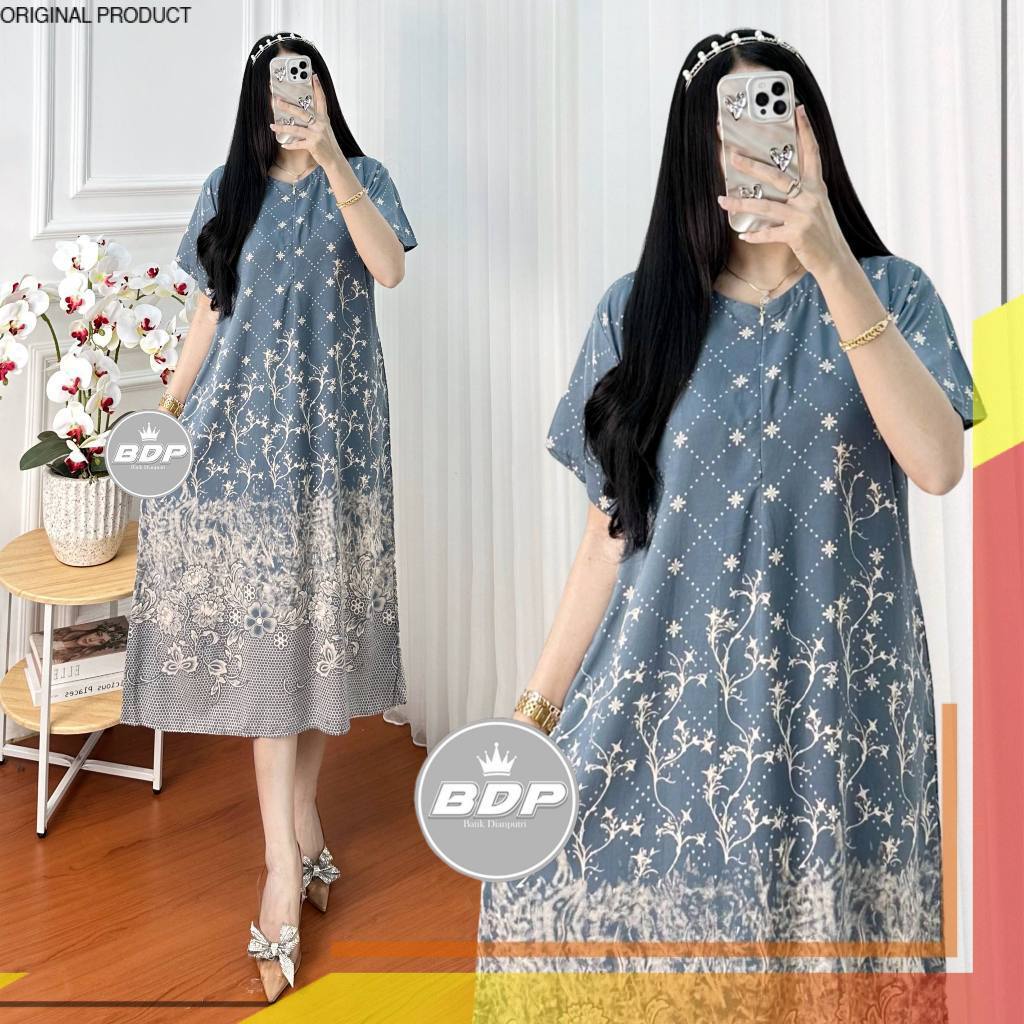 Malabis BDP   Daster rayon premium motif BATIK Malabis BDP -  Daster kekinian  Daster busui - ORIGGI