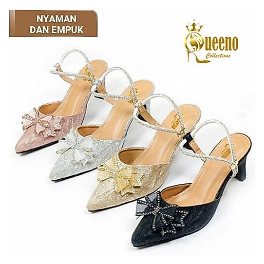 PROMO SEPATU WANITA TERBARU HEELS WANITA ELEGAN PESTA KONDANGAN WISUDA HAK 5CM