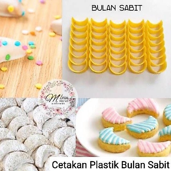 Cetakan kue Kering (cookies) Bulan Sabit