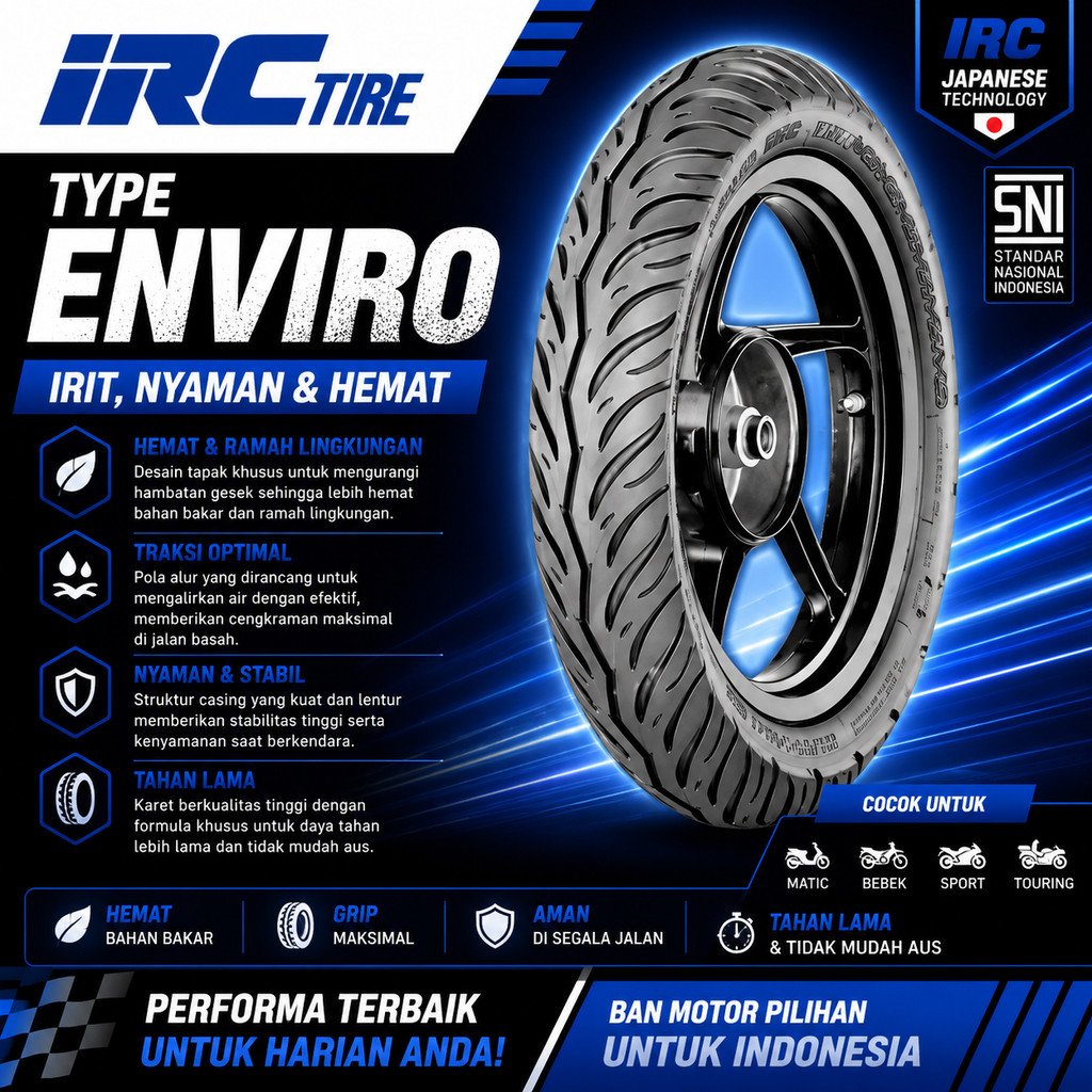 IRC - 80/90-14 ECOTRAX NR 96 TL