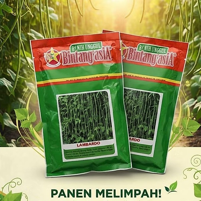 Benih Kacang Panjang LAMBARDO 500 Gram Bintang Asia