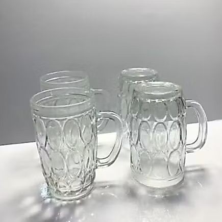 (4pcs) gelas kaca | gelas jempol | gelas kopi