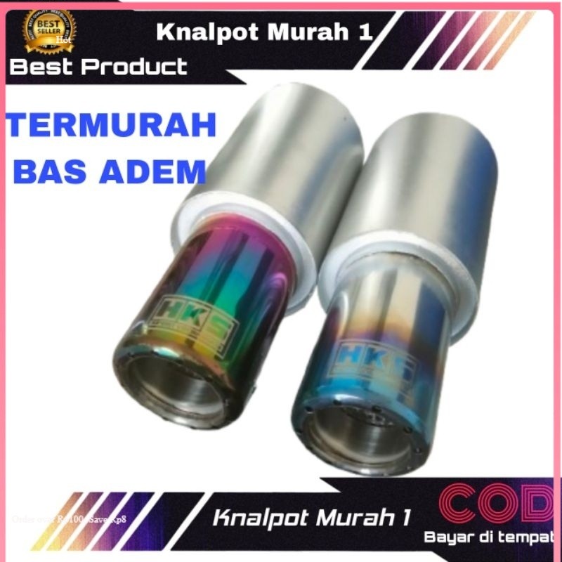 KNALPOT MOBIL HKS GRONEL MINI SUARA BAS ADEM UNTUK SEMUA JENIS MOBIL BENSIN DAN SOLAR