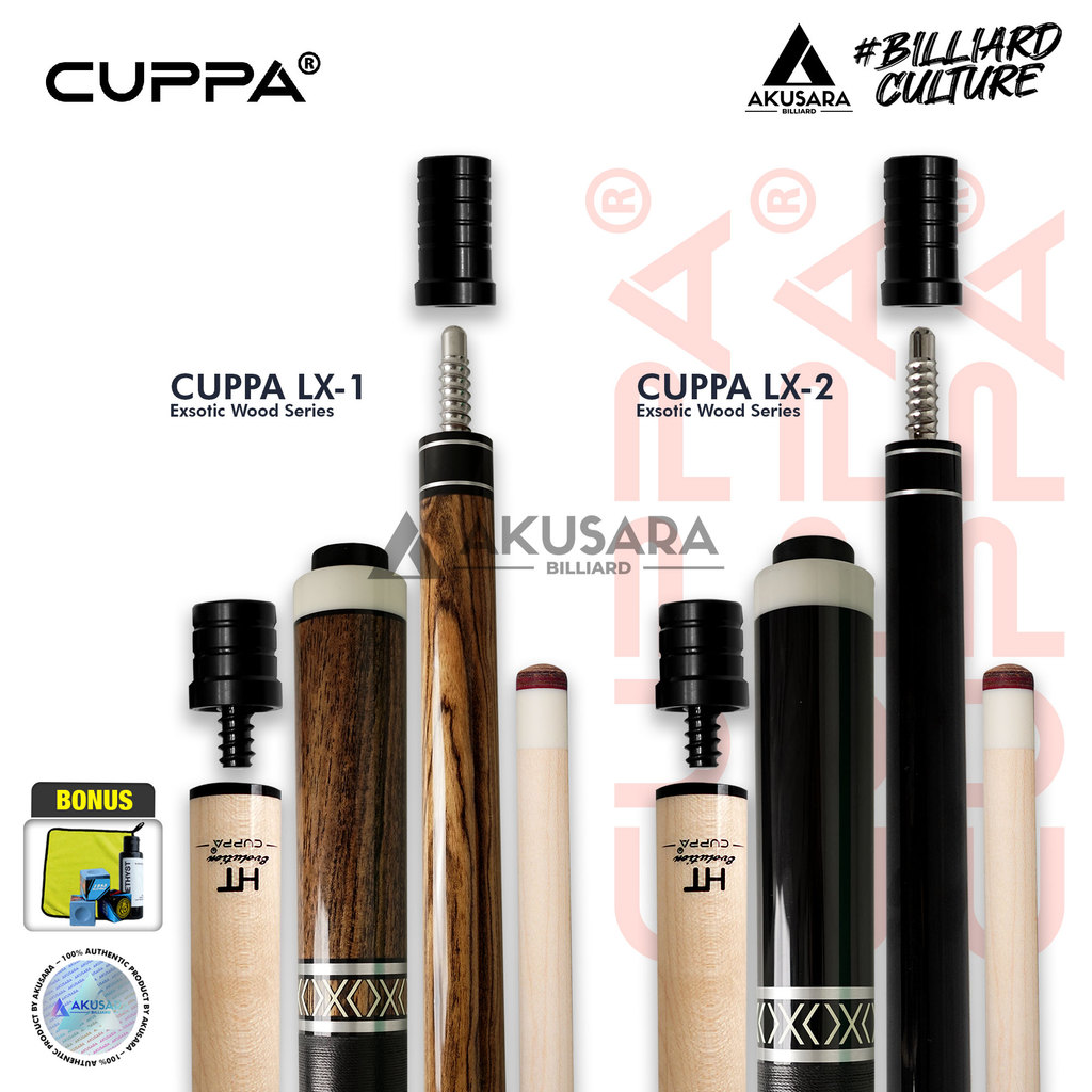 Stik Billiard Cuppa LX Series Low Deflection Shaft Play Cue Stick Billiard