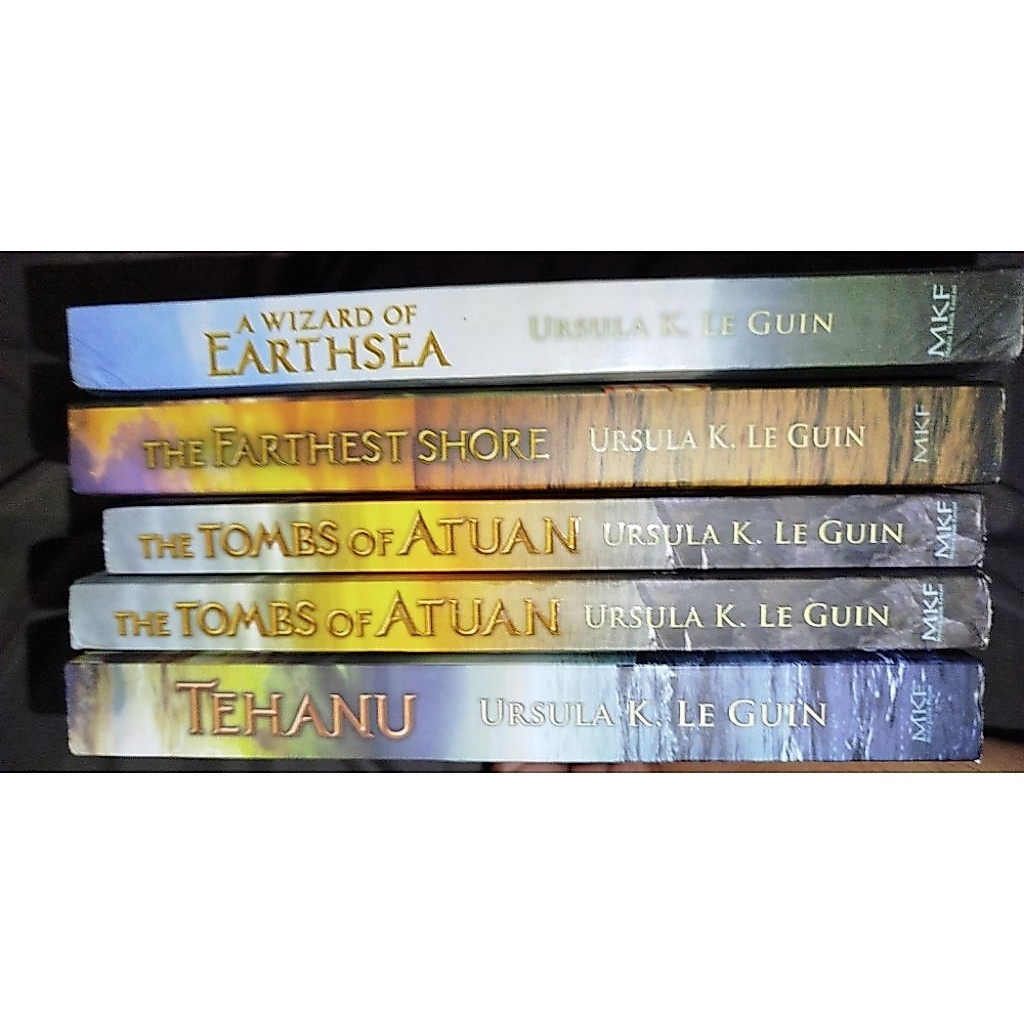 full series earthsea by ursula le guin bhs indo rare (4 buku)