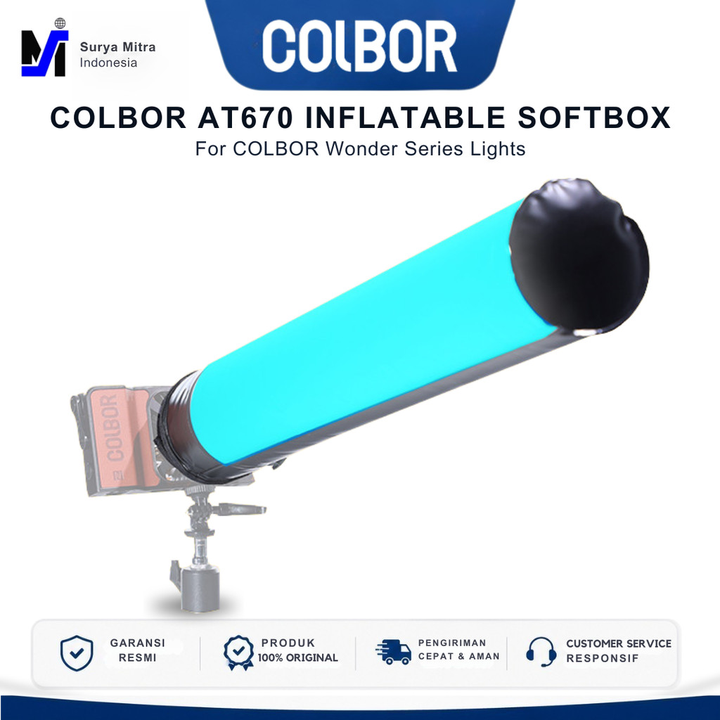 Colbor AT670 Airsoft Tube Softbox Inflatable for COLBOR Wonder W Series Lights
