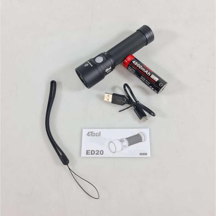 NexTool 4Tool Senter LED Flashlight Rechargeable 2200 Lumens - ED20 / ED10 - ED20