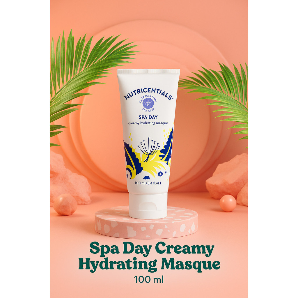 [ New Glow Mart ] NuS Skin Nutricentials Spa Day Creamy Hydrating Mask Masker Wajah Melembabkan Orig