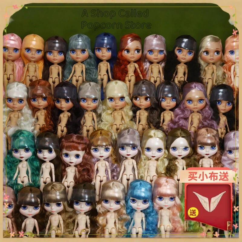 Icy Dbs BlytheDoll - Original Makeup Pale Skin / Tanned Skin Matte Face With/Without Eyebrows 19-Joi