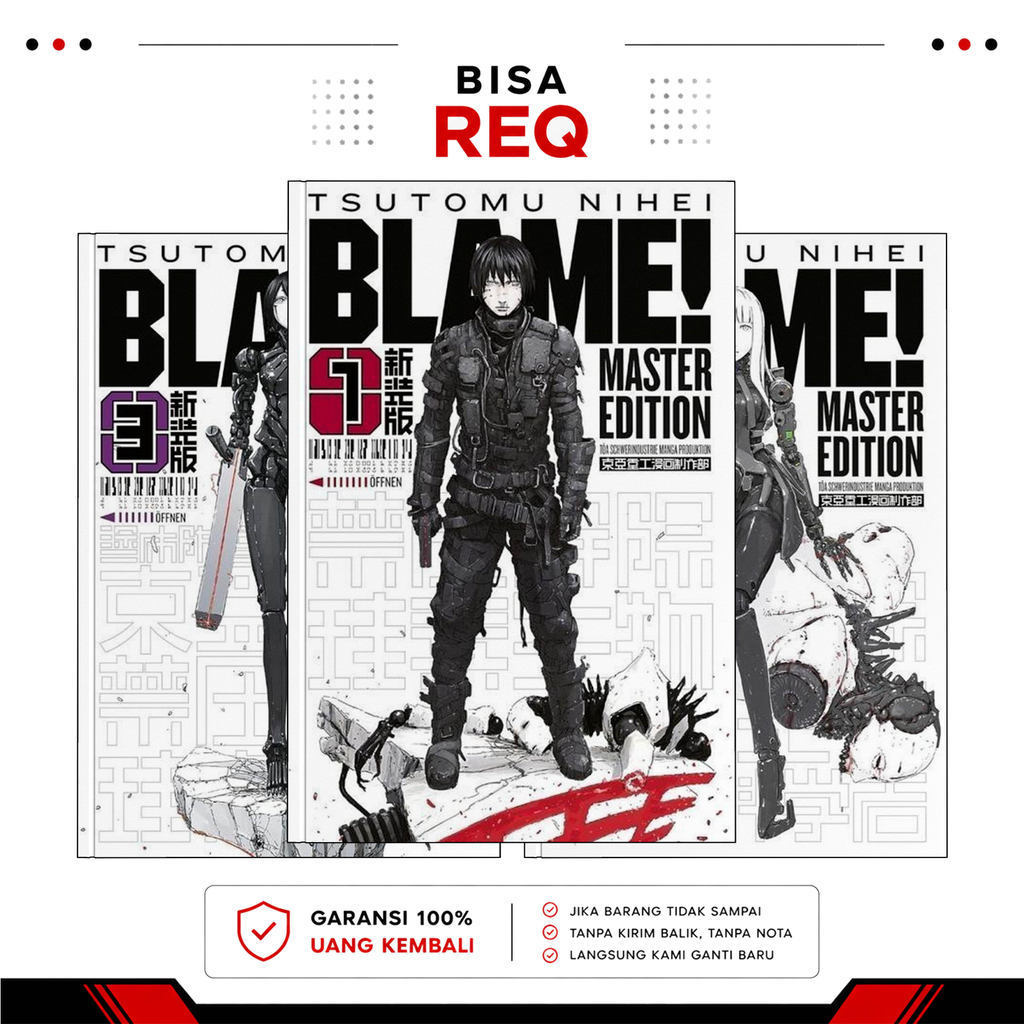 BLAME Master Edition Vol. 1-6 ( Komik Manga ) by Tsutomu Nihei