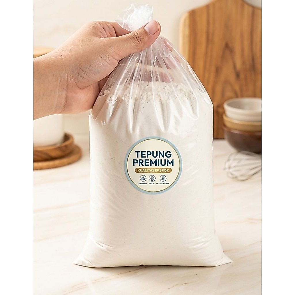 Tepung Terigu Protein Sedang 1 kg Curah