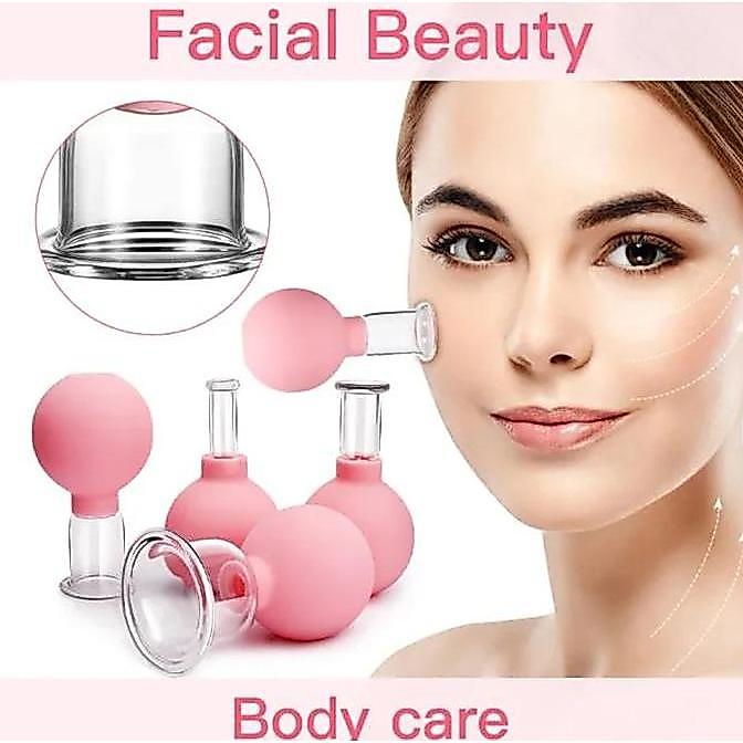 Facial Cupping-Alat Bekam Wajah-Cupping Bekam-Bahan Kaca Muka