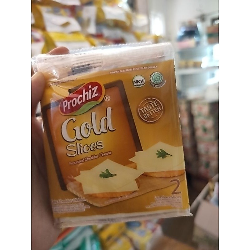 PROCHIZ GOLD SACHET 2LEMBAR/ 2 SLICE SHEESE 26 GR