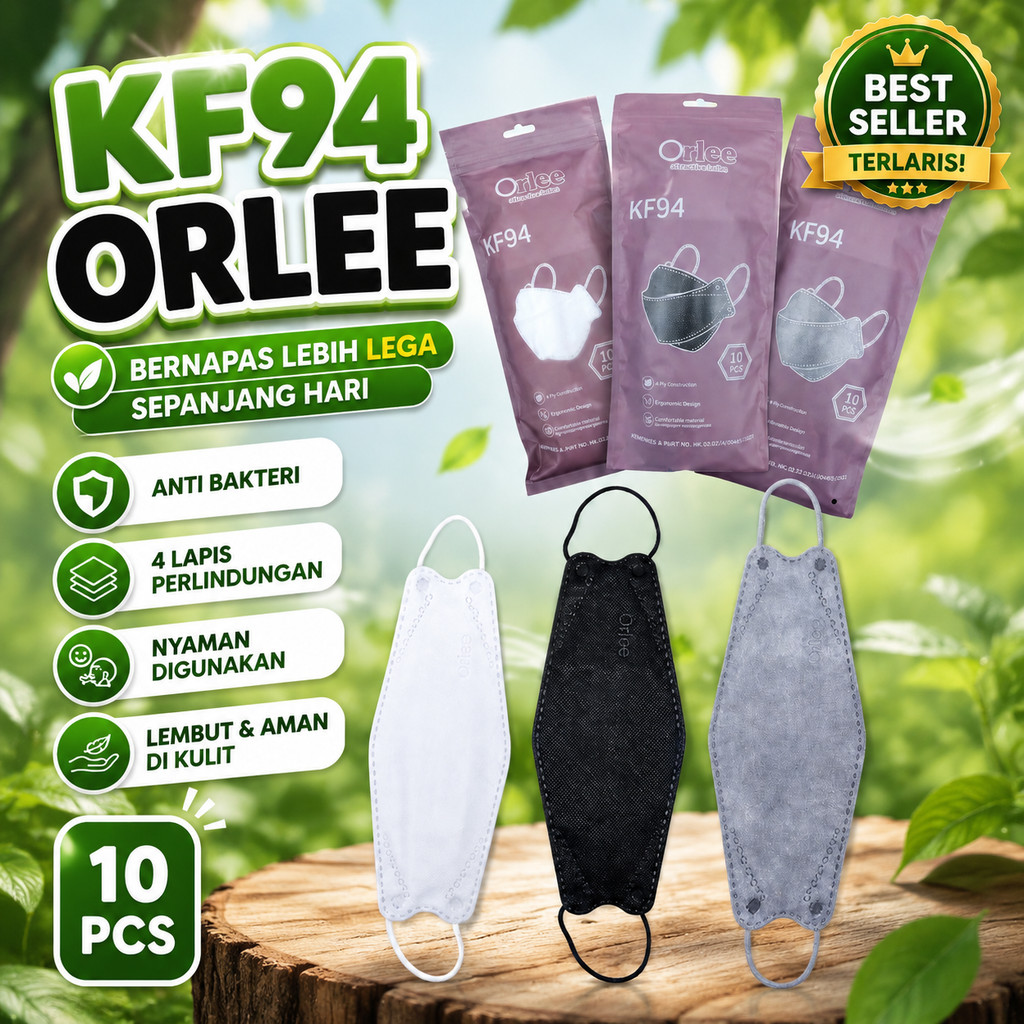 Masker KF94 | Masker KF 94 | Masker KF94 Orlee | Masker Orlee | Masker KF94 Hitam | KF94 Masker