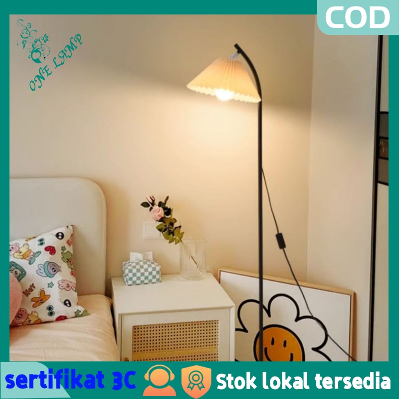 One Lamp Standing Lampu Lampu Lantai Berdiri Hias Kamar Tidur Ruang Tamu Minimalis lampu kamar tidur