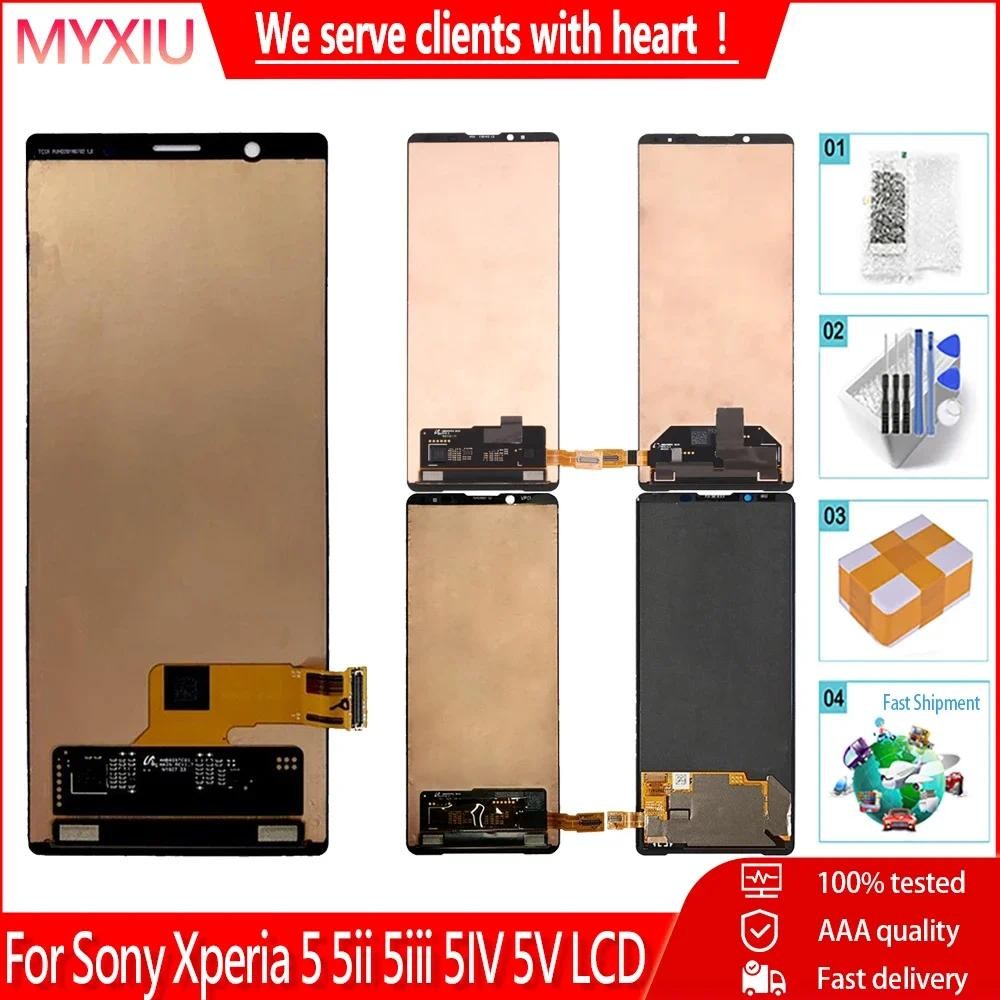 Original For Sony Xperia 5 5ii 5iii 5iv 5V LCD splay Tou Screen gitizer Replacement For Sony Xperia 