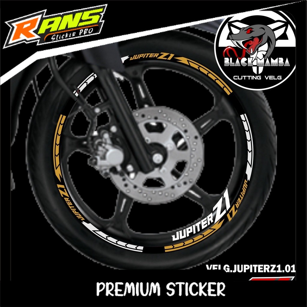 (COD) CUTTING STICKER VELG JUPITER Z1 - STIKER LIS LIST VARIASI BAN/VELG YAMAHA JUPITER Z1