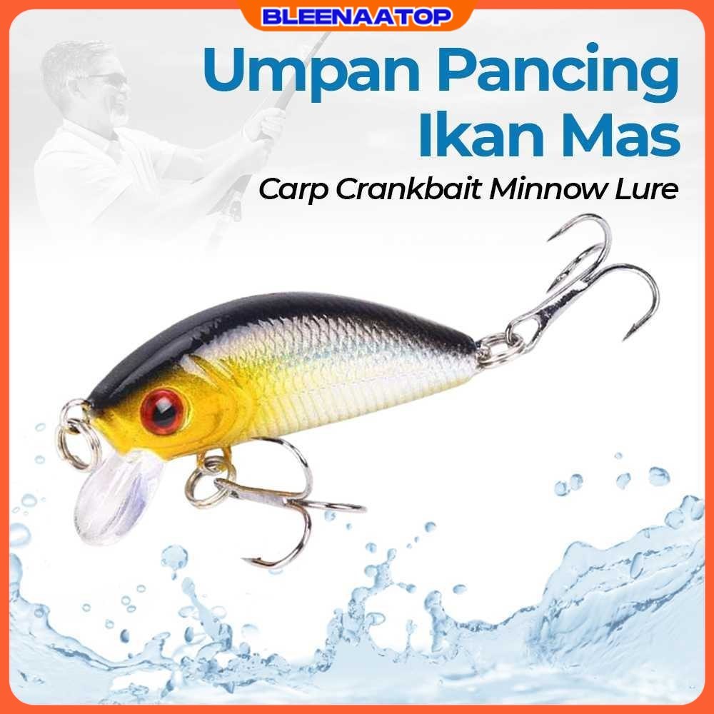 Umpan Pancing Ikan Mas Carp Crankbait Minnow Lure 50mm - LD07