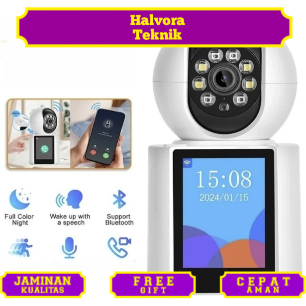 SMARTCOM WIFI SMART Camera CCTV IP Camera ICSEE WIFI PTZ, Baby Monitor, Two way Video Call