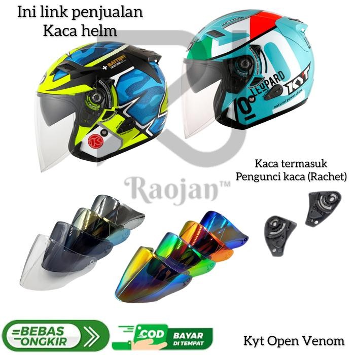 Kaca helm Kyt Venom Open Visor helm Kyt Venom Open
