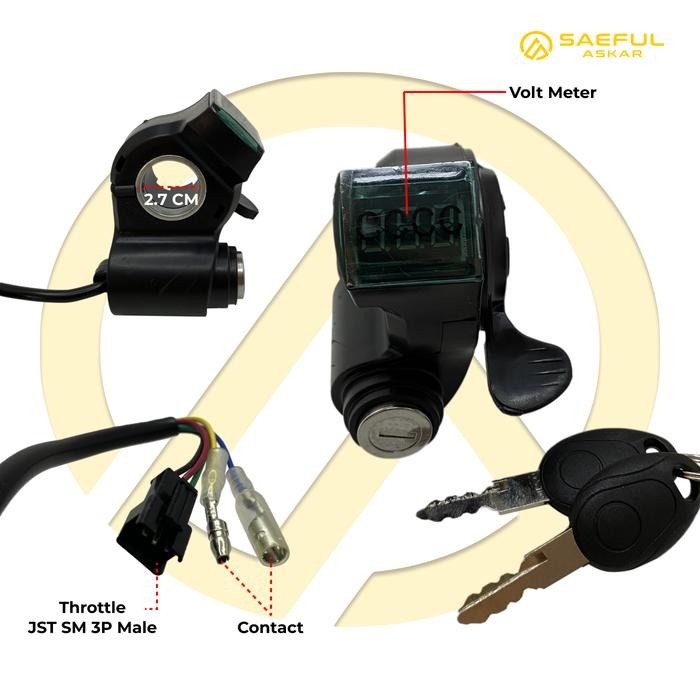 Gas Jempol -Spare Part Sepeda Listrik SELIS e-bike BEKASI - Standar