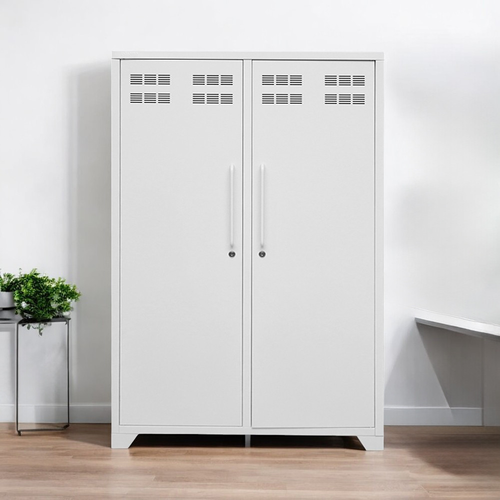 Informa Orla Lemari Arsip Kantor Metal 2 Pintu - Putih File Cabinet Lemari Besi Kabinet Tempat Dokum