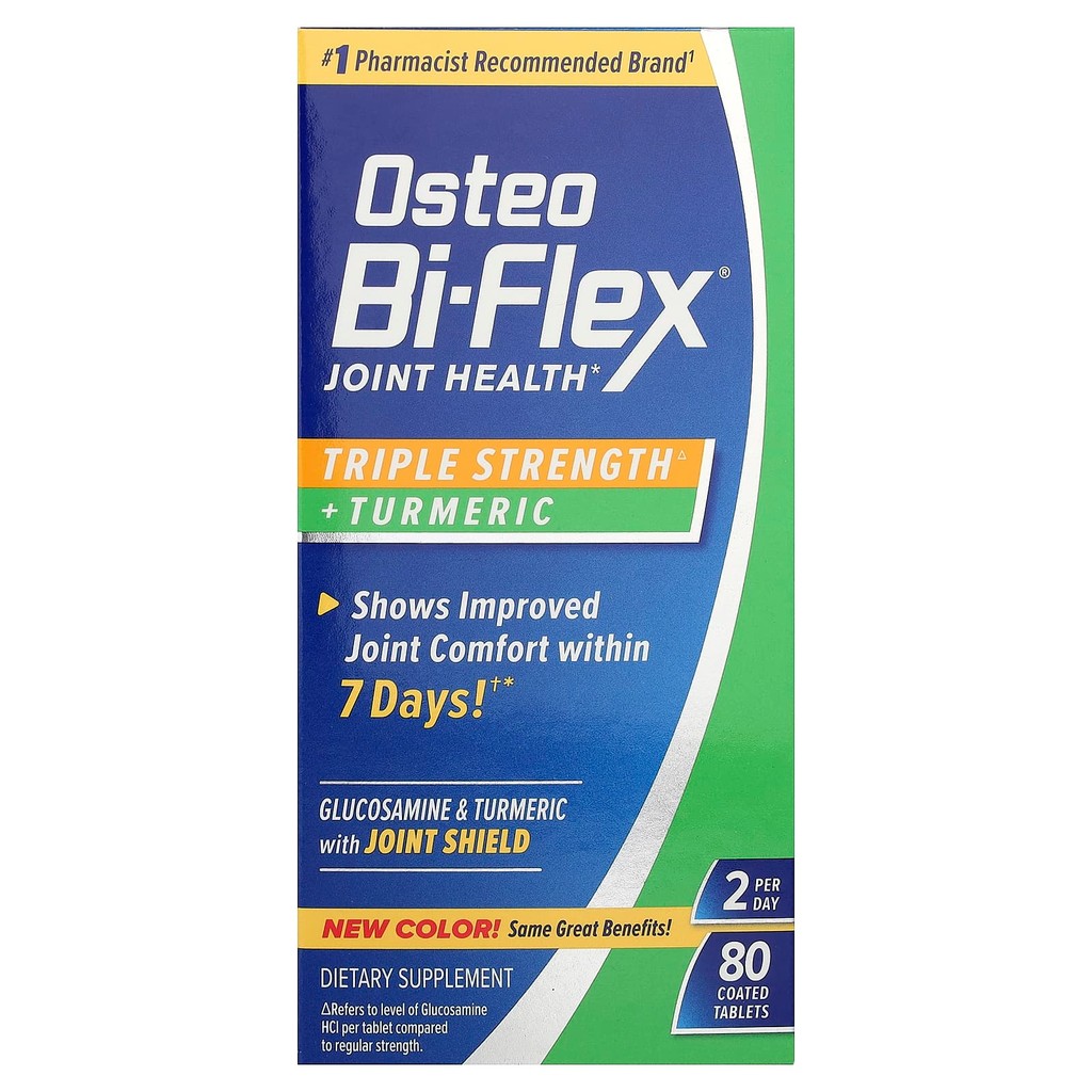 Osteo Bi-Flex, Joint Health, Triple Strength + Turmeric, 80 Coated