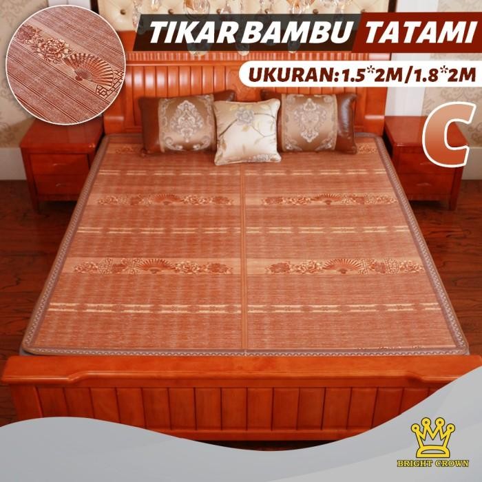 [Home Paradice] Tikar Bambu TATAMI / TIkar Lipat Bambu Tatami Ukuran 180 x 200cm - Tatami C, 150X200