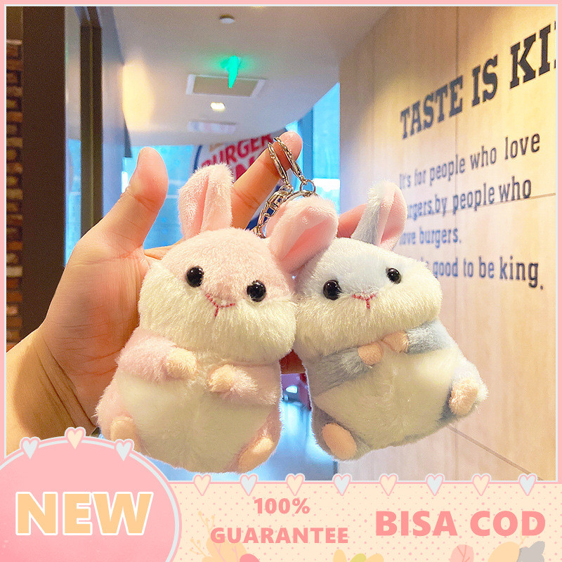 Gantungan Kunci Kartun Boneka Tikus Gemas Couple Fluffy