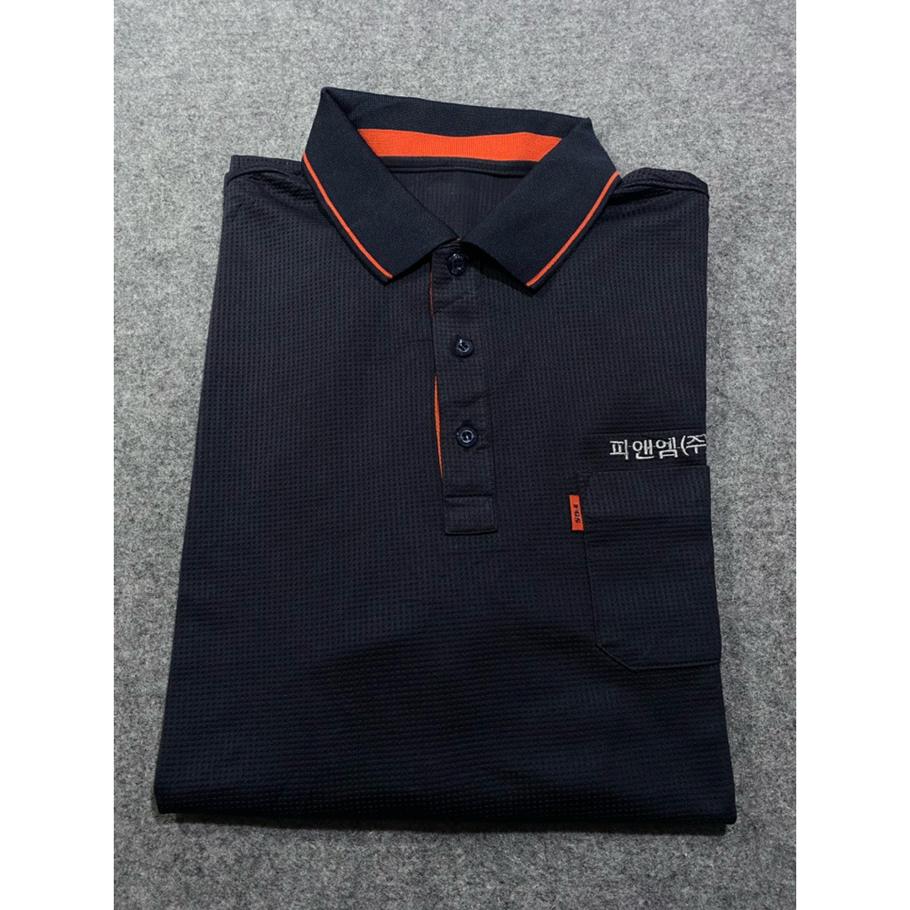 BAJU KAOS KERAH DRYFIT FGS ABU SIZE XL