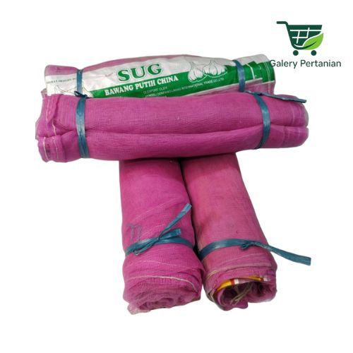 Karung Jaring Bawang 40x80 cm Isi 10 pcs Kondisi Baru Bahan Senar